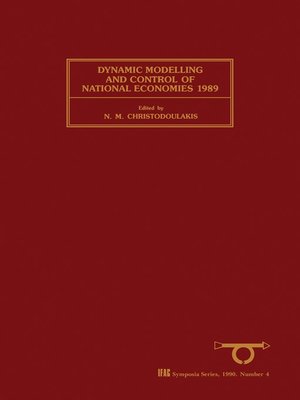cover image of Dynamic Modelling and Control of National Economies 1989